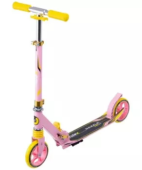 Самокат 2-колесный Ridex Razzle d145 мм, коралловый\желтый