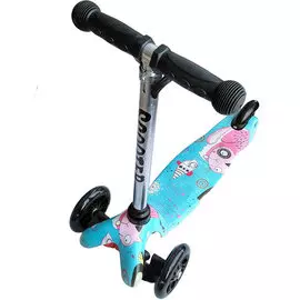Самокат 3-х колесный Scooter Mini (Аквапринт) F11800-20