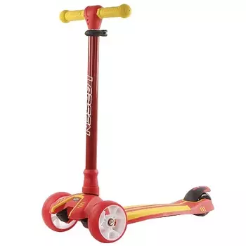 Самокат трехколесный Larsen Multy Red/Yellow 20