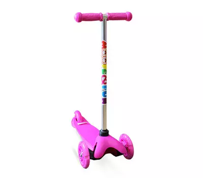 Самокат трехколесный Moove Fun Mini Led MF-MINI-LED розовый
