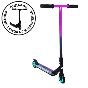 Самокат трюковый 100мм Sport Collection JE-ST100-20 black