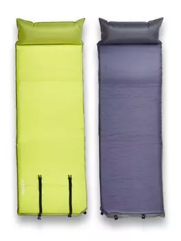 Самонадувающийся туристический коврик c подушкой 200*65*5 см Atemi ASIM-50P