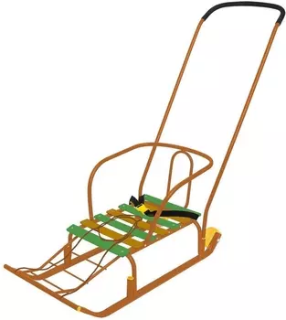 Санки детские комфорт Ника Тимка 5 Т5К/О2 оранжевый