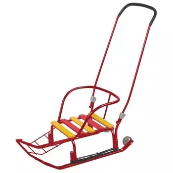 Санки детские Ника Тимка 3К Т3К/АЛ2 алый