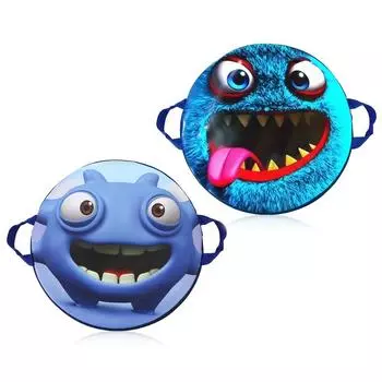 Санки-плюшки с рисунком d45см ES-0319 в ассортименте