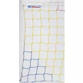 Сетка для пляжного волейбола люб. Kv.REZAC 8,5мх1м, яч.10х10 см, нить 2 мм ПП 15095853 бело-голубо-желто-красная