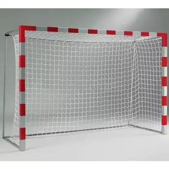 Сетка гандбол/мини-футбол Д=3,5мм, ячейки 40x40, цв. белый. ZSO Размер 2x3x1м. ПА