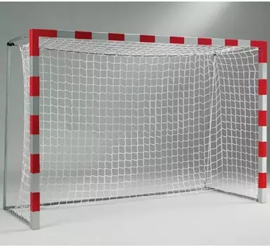 Сетка гандбол/мини-футбол ZSO Д=2.2мм, яч. 100*100, цв. белый Размер 2x3x1м