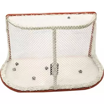 Сетка хоккей Д=3,5мм, ячейки 4x4, цвет белый. ZSO для ворот 1.25x1.85x1,3м.