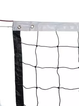 Сетка волейбольная, 9.7х1 м., нить РЕ 1.8 мм, трос сталь Atemi T4001N-BK