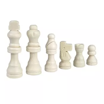 Шахматные фигуры деревянные с подложкой 6,4см Partida parfig64