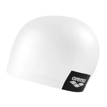 Шапочка для плавания Arena Logo Moulded Cap 001912200, белый, силикон
