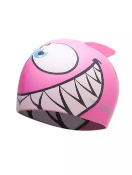 Шапочка для плавания Atemi FC204 рыбка, розовый