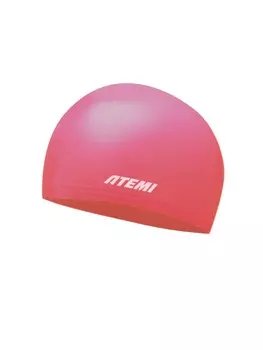 Шапочка для плавания Atemi kids light silicone cap Bright red KLSC1R красный