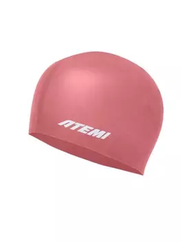 Шапочка для плавания Atemi kids silicone cap Bright red KSC1R красный