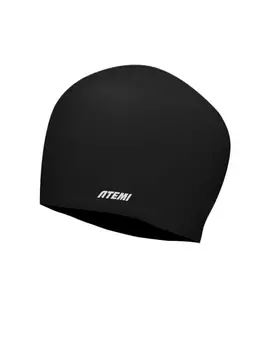 Шапочка для плавания Atemi long hair cap Deep black TLH1BK черный