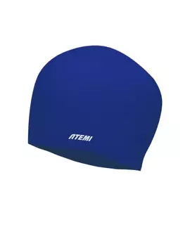Шапочка для плавания Atemi long hair cap Strong blue TLH1BE синий