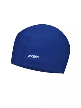 Шапочка для плавания Atemi PU cap blue FPUC1BE синий