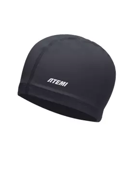 Шапочка для плавания Atemi relaxed silicone cap FRSC1BK черный
