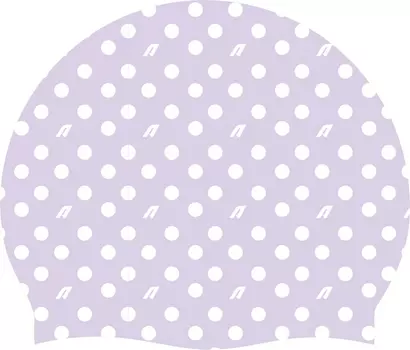 Шапочка для плавания Atemi silicone cap Point violet TSC1PV Принт