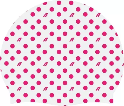 Шапочка для плавания Atemi silicone cap Point white TSC1PW Принт