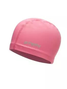 Шапочка для плавания Atemi тканевая с силиконовым покрытием СС102 розовый