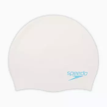 Шапочка для плавания детская, силикон Speedo Moulded Silicone Cap Jr 8-7099017621 белый
