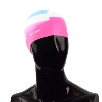 Шапочка для плавания, для длинных волос Alpha Caprice SCL 8 - skyblue\wh\rose