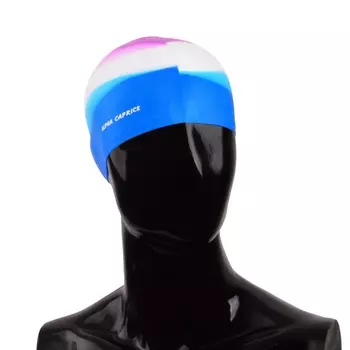 Шапочка для плавания, для длинных волос Alpha Caprice SCL 6 - violet\wh\blue