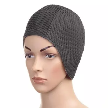 Шапочка для плавания Fashy Babble Cap женская 3115-20 резина, черная
