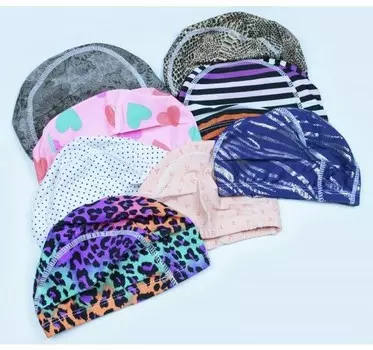 Шапочка для плавания лайкра 70013