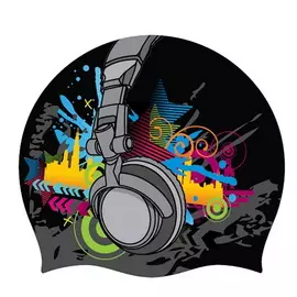 Шапочка плавательная Larsen SC100 headphones