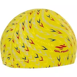 Шапочка для плавания с принтом ПУ B31561 желтые