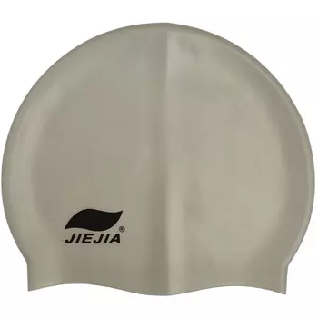 Шапочка для плавания силиконовая Sportex E38912 серебро