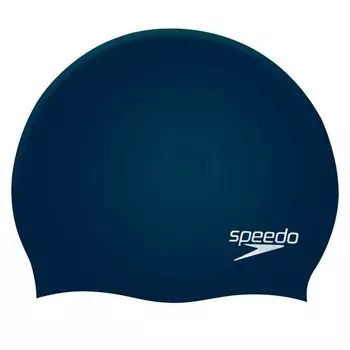 Шапочка для плавания Speedo Plain Flat Silicone Cap 8-709910011 темно-синий