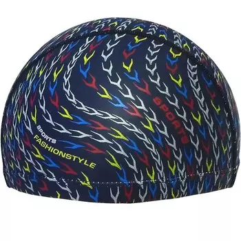 Шапочка для плавания Sportex ПУ D26122-1 темно-синий