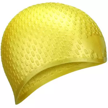Шапочка для плавания Sportex силиконовая B31519-5 Bubble (Желтый)