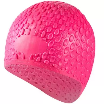 Шапочка для плавания Sportex силиконовая Bubble Cap B31519-2 розовый
