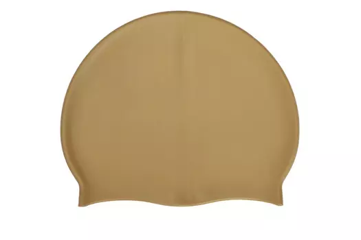 Шапочка для плавания Sportex силиконовая, взрослая E42802 золотой