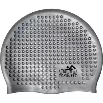 Шапочка для плавания Sportex взрослая массажная (металлик) C33538-5