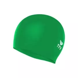 Шапочка для плавания TYR Latex Swim Cap, латекс, LCL/322, зеленый