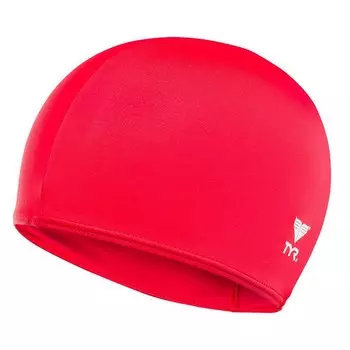 Шапочка для плавания TYR Solid Lycra Cap LCY-610 красный