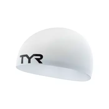 Шапочка для плавания TYR Stealth-X Racing Cap, LCSSX-100, белый, World Aquatics Approved