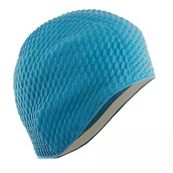 Шапочка плавательная Larsen Бабл-кап 3115 голубой