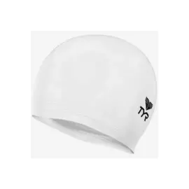 Шапочка плавательная TYR Latex Swim Cap, латекс, LCL\100 белый
