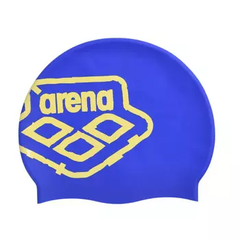 Шапочки для плавания Arena Team Stripe Cap 001463107, синий, силикон