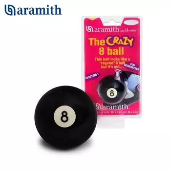 Шар Aramith Crazy Pool №8 ?57,2мм блистер