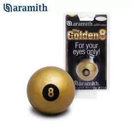 Шар Pool Aramith Golden №8 d57,2мм блистер 00028