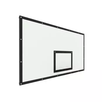 Щит баскетбольный игровой 180х105 фанера на раме (разметка черная) Dinamika ZSO-002098