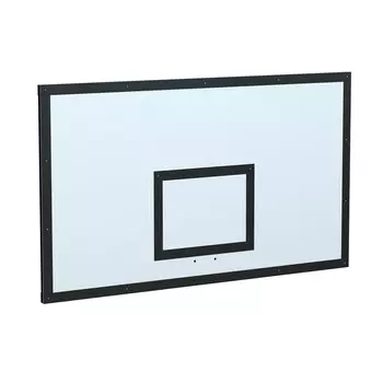 Щит баскетбольный игровой (стеклопластик 8 мм, металлокаркас) 1050х1800 мм Zavodsporta